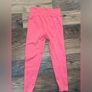 Pink AYBL speckled leggings